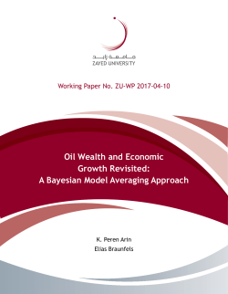 Oil Wealth and Economic Growth Revisited: A Bayesian Model