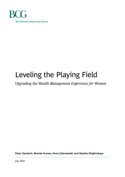 Leveling the Playing Field: Upgrading the Wealth