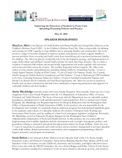 speakers` biographies