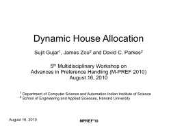 Dynamic House Allocation