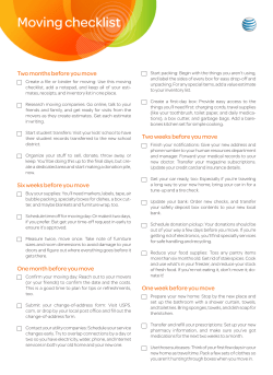 Printable Moving Checklist Tips and Guide