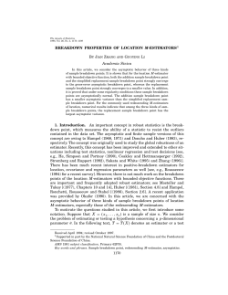The breakdown properties of location M-estimators