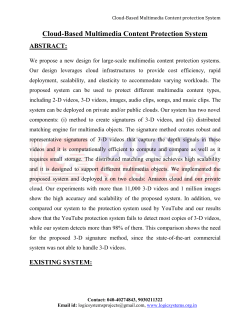 LSD1517 - Cloud-Based Multimedia Content