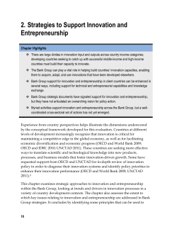 2. Strategies to Support Innovation and Entrepreneurship