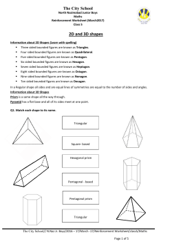 Class 5 – Maths – Reinforcement Worksheet