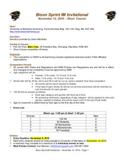 Competition Warm-Up Safety Procedures