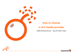 How to choose a rich media provider