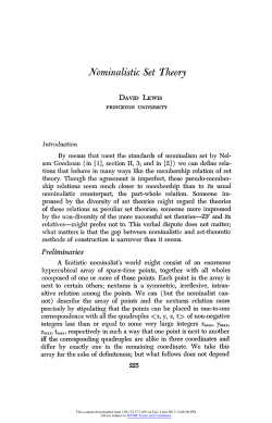 Nominalistic Set Theory