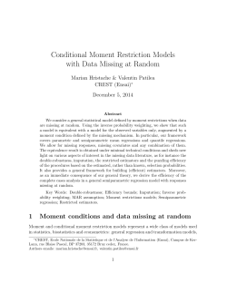 Conditional Moment Restriction Models with Data Missing at Random