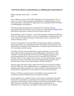 Panel looks ahead to nanotechnology in sublithograhic