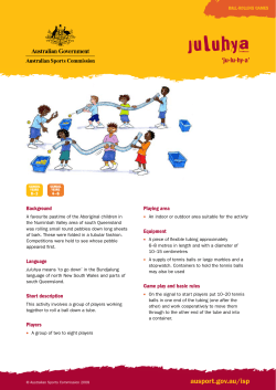 Juluhya - Australian Sports Commission