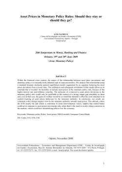 Asset Prices in Monetary Policy Rules