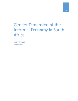 Gender Dimension of the Informal Economy in South Africa