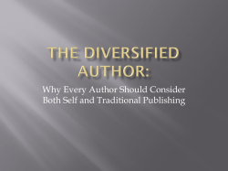 The Diversified Author