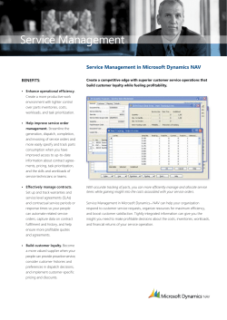 Service Management