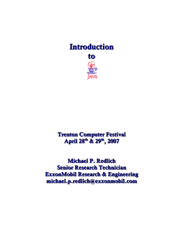 Introduction to Java