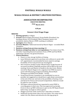 March 21 - 2014 - Football Wagga Wagga