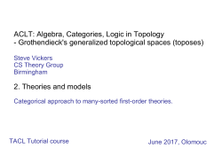 2. Theories and models