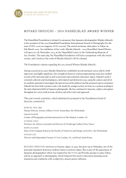 2014 hasselblad award winner