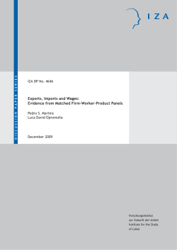 Exports, Imports and Wages: Evidence from Matched Firm