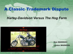 A classic Trademark Dispute