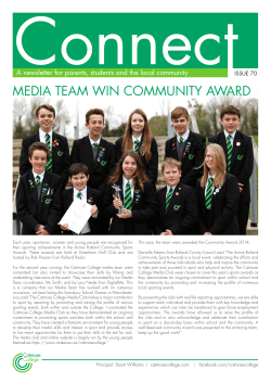 media team win community award