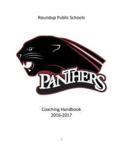 Roundup Coaches Handbook
