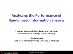aamas09_pkv - Carnegie Mellon School of Computer Science