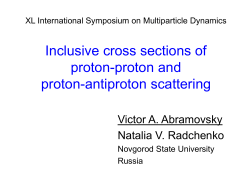 Inclusive cross sections of proton-proton and proton