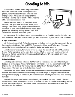 Shooting to Win - Lakeshore Learning