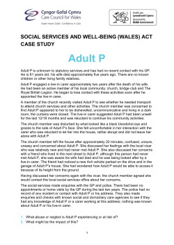 Case Study Adult P
