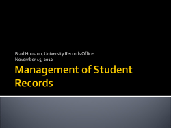 Legal Issues in Records Management