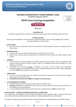 NFYFC document - National Federation of Young Farmers` Clubs