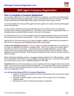 Company - Institute of Certified Bookkeepers