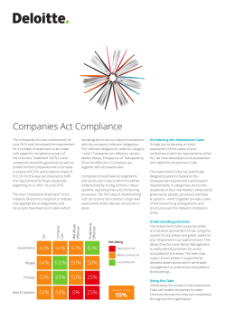 Companies Act Compliance