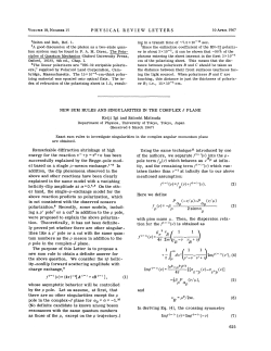 New Sum Rules and Singularities in the Complex J Plane