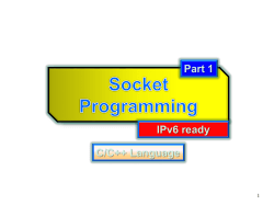 Socket Programming