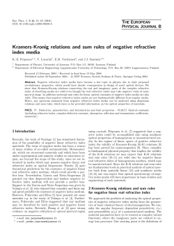 Kramers-Kronig relations and sum rules of negative refractive index