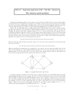 The shortest path problem