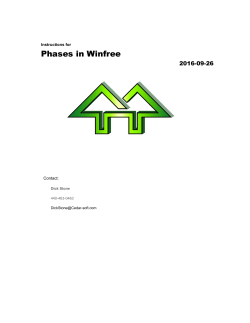 Phases in Winfree