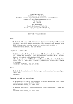 LIST OF PUBLICATIONS