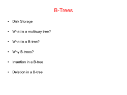 B-Trees
