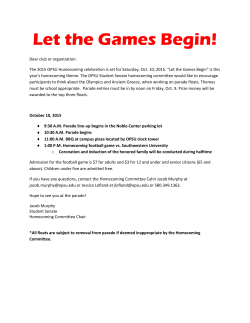 Let the Games Begin! - Oklahoma Panhandle State University