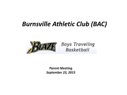 2015 Burnsville Basketball Tournament