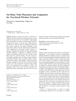 On Relay Node Placement and Assignment for Two