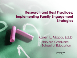 Implementing Family Engagement Strategies