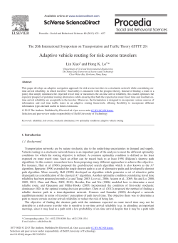 Adaptive Vehicle Routing for Risk-averse Travelers