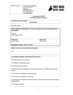 Reference number - Three Rivers District Council