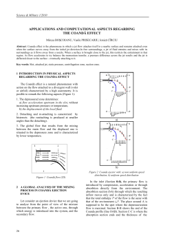 applications and computational aspects regarding the coandă effect