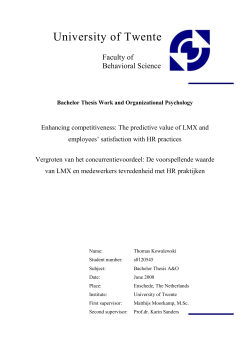 Microsoft Word - University of Twente Student Theses